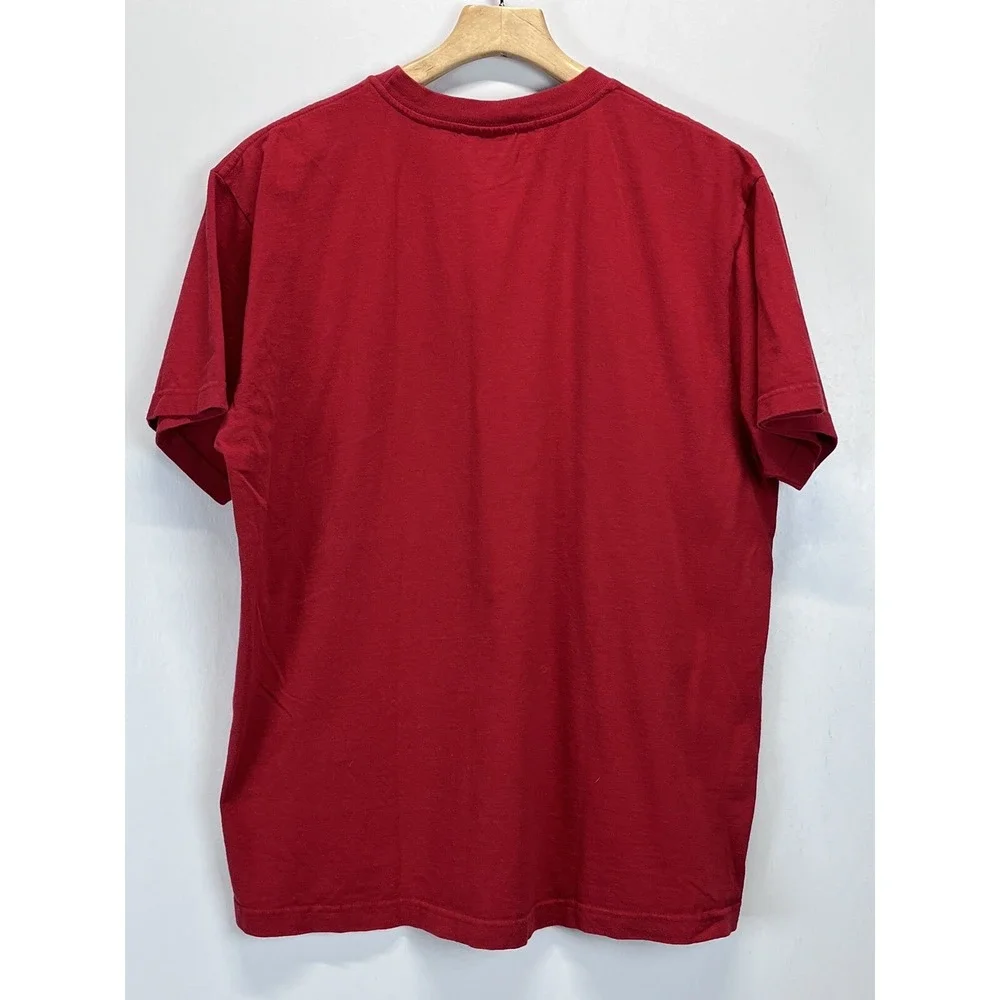 Vtg Polo Jeans Co Ralph Lauren Tshirt Sz Large Mens Red 90's Spellout Graphic